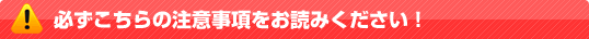 必ずこちらの注意事項をお読みください！