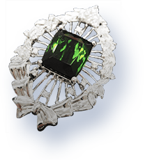 宝石が付いている指輪