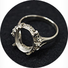 石の取れた指輪