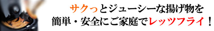 ノンフライヤーが欲しい!
