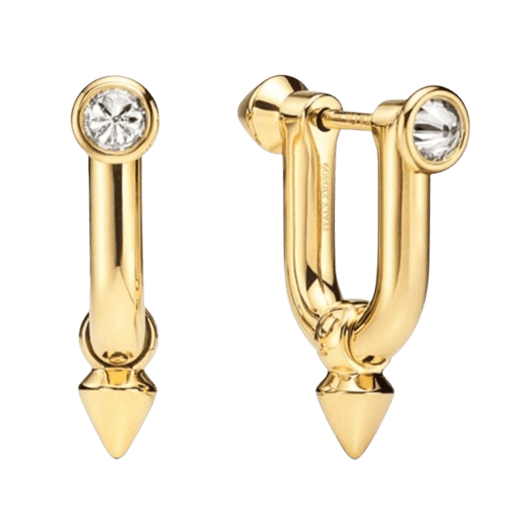 ティファニー タイタンbyファレル・ウィリアムス ミディアムピアス YG 0.37ct2Pダイヤ