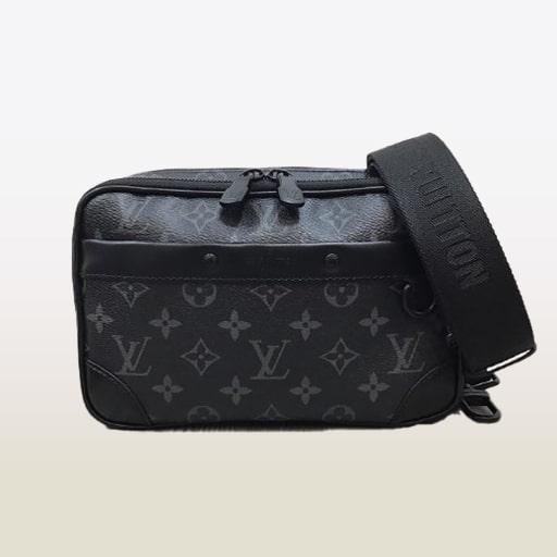 新品 【LOUIS VUITTON】 モノグラム・エクリプス M42906 バムバッグ ボディ ショルダー バッグ