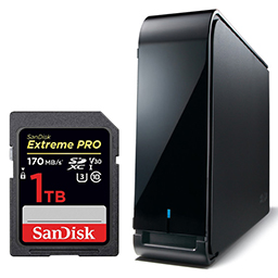 外付けHDD・SDカード(未開封)