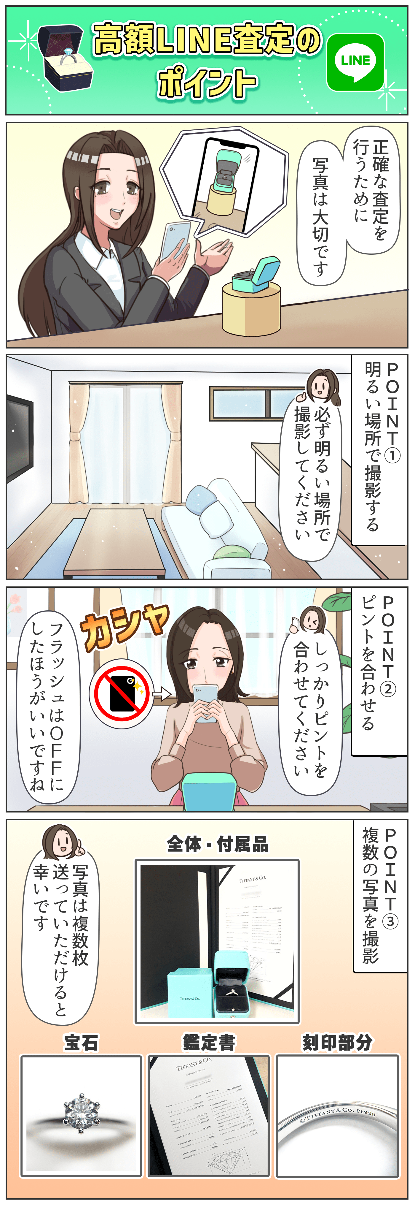 高額LINE査定のポイント