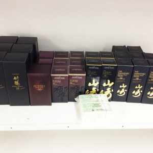 東京都杉並区のお客様からジャパニーズウイスキーなど、酒・他30点2,844,000円でお買取りしました。