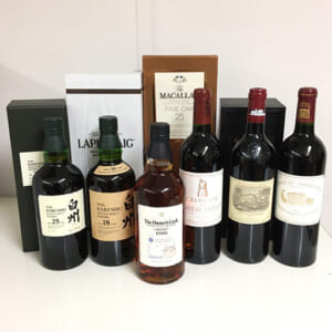 東京都品川区のお客様から酒10本3,254,000円でお買取りしました。