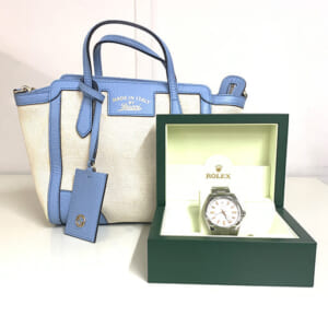 埼玉県川口市のお客様から腕時計・バッグ2点1,170,000円でお買取りしました。