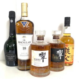 東京都台東区のお客様から酒5本208,000円でお買取りしました。