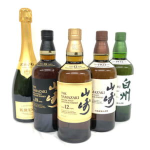 東京都中央区のお客様から酒5本155,500円でお買取りしました。